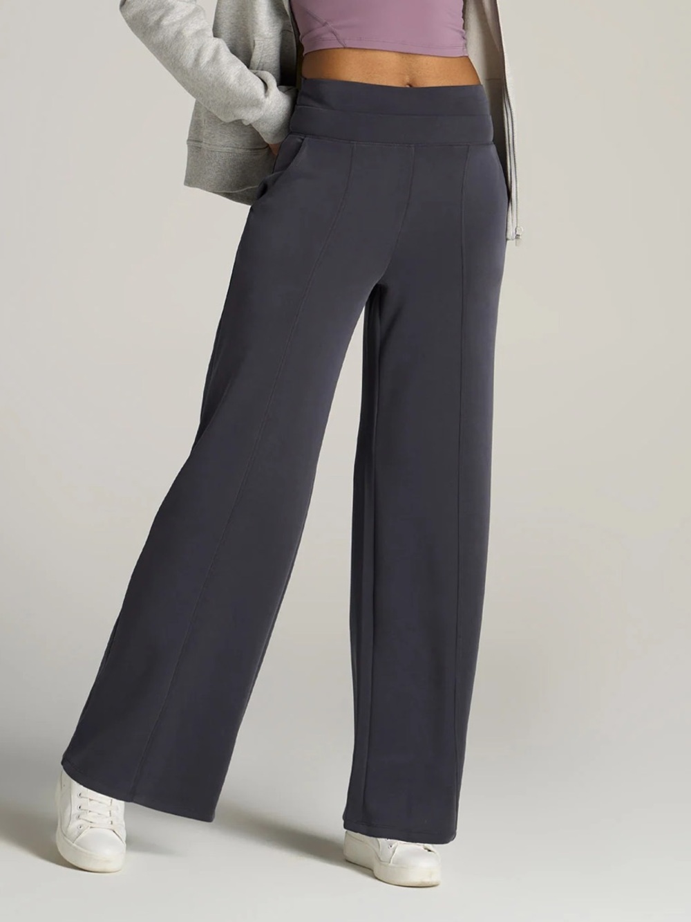 Soft Motion Wide Leg Ultra High Rise Pant for Tall Women - Small XTall